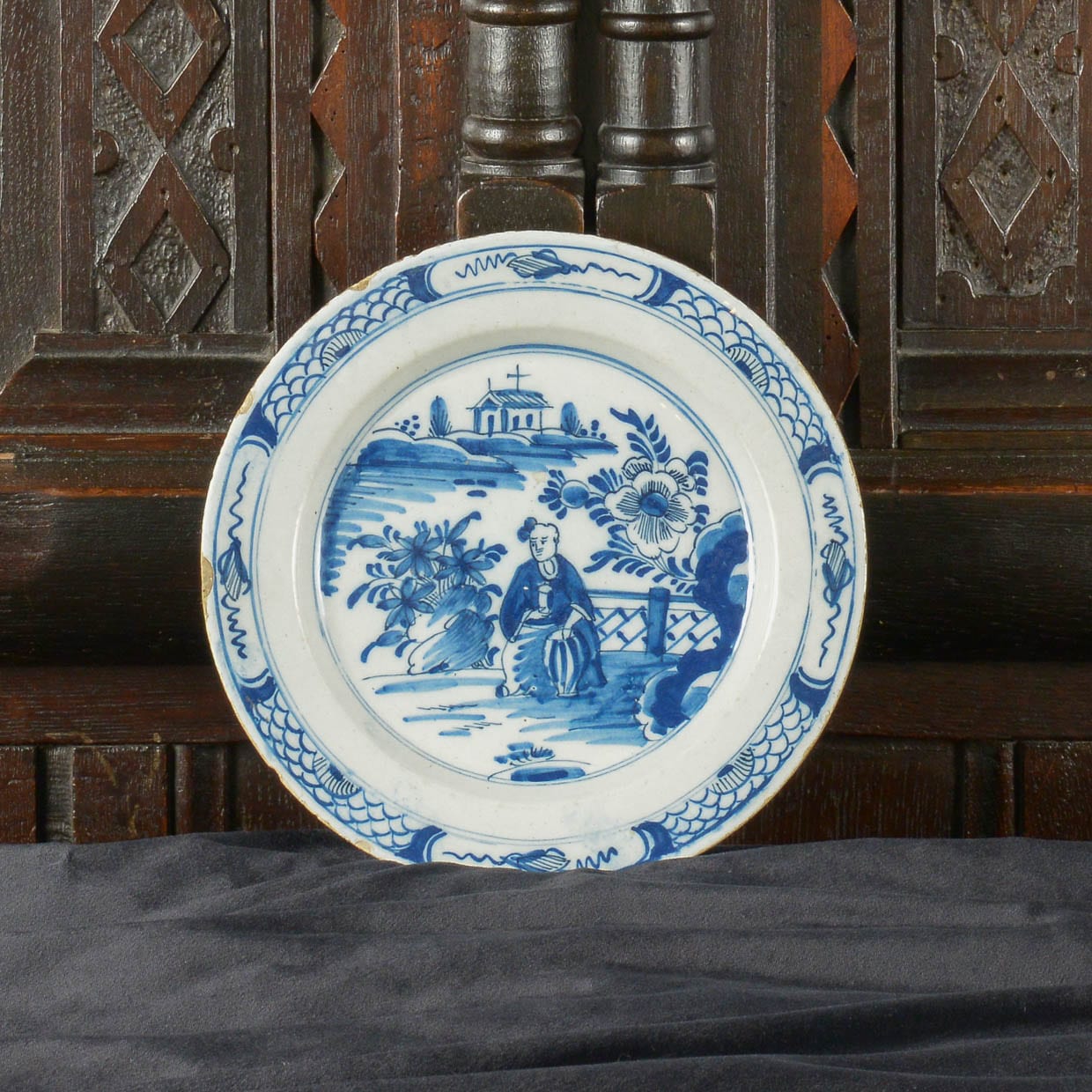 18th century Delft plate