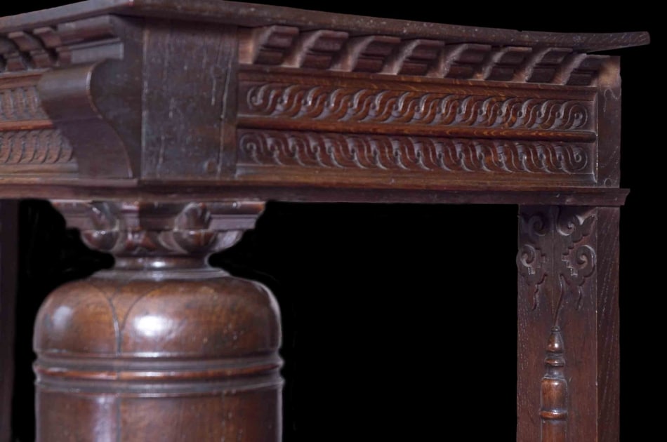 James I oak cup-board