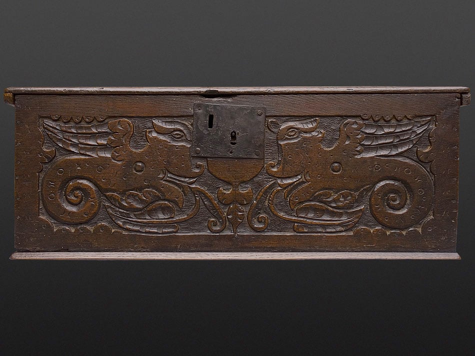 Charles I oak box