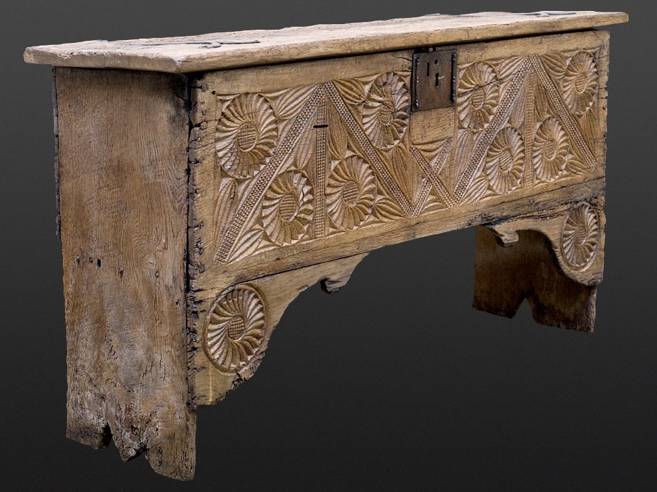 Henry VII- VIII boarded chest