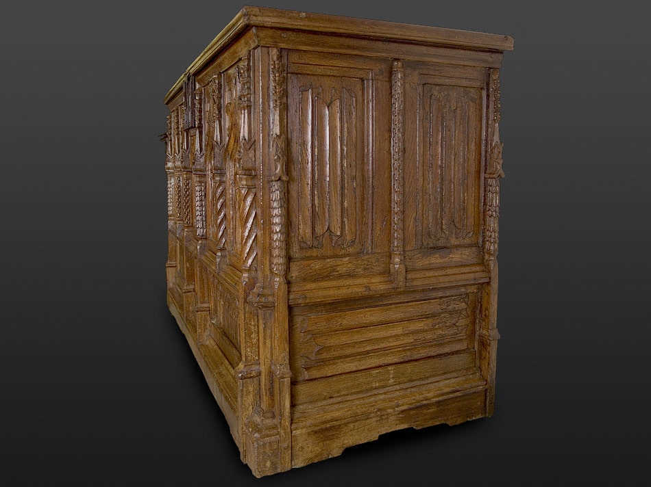 Gothic Oak Chest