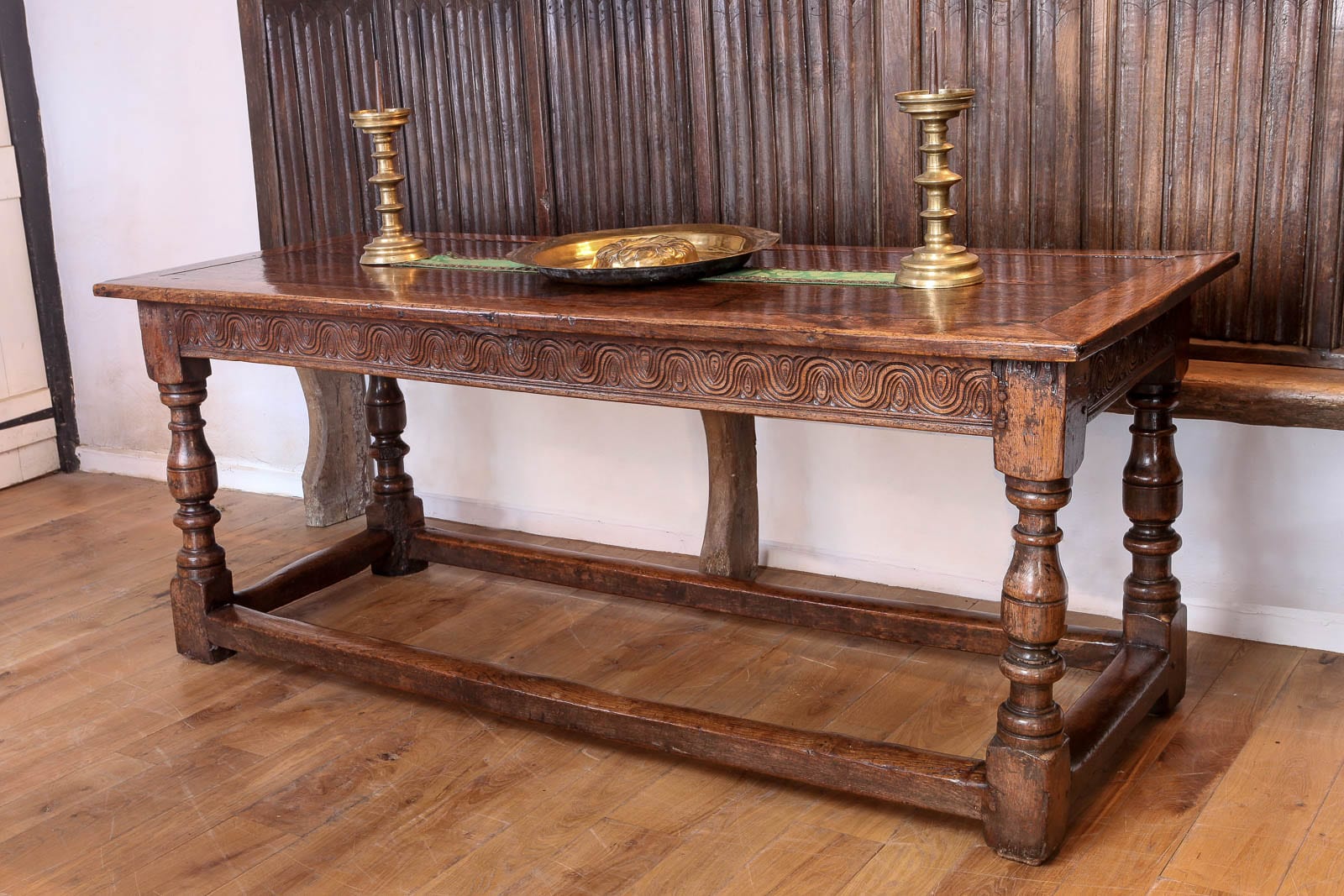 17th century joined oak table
