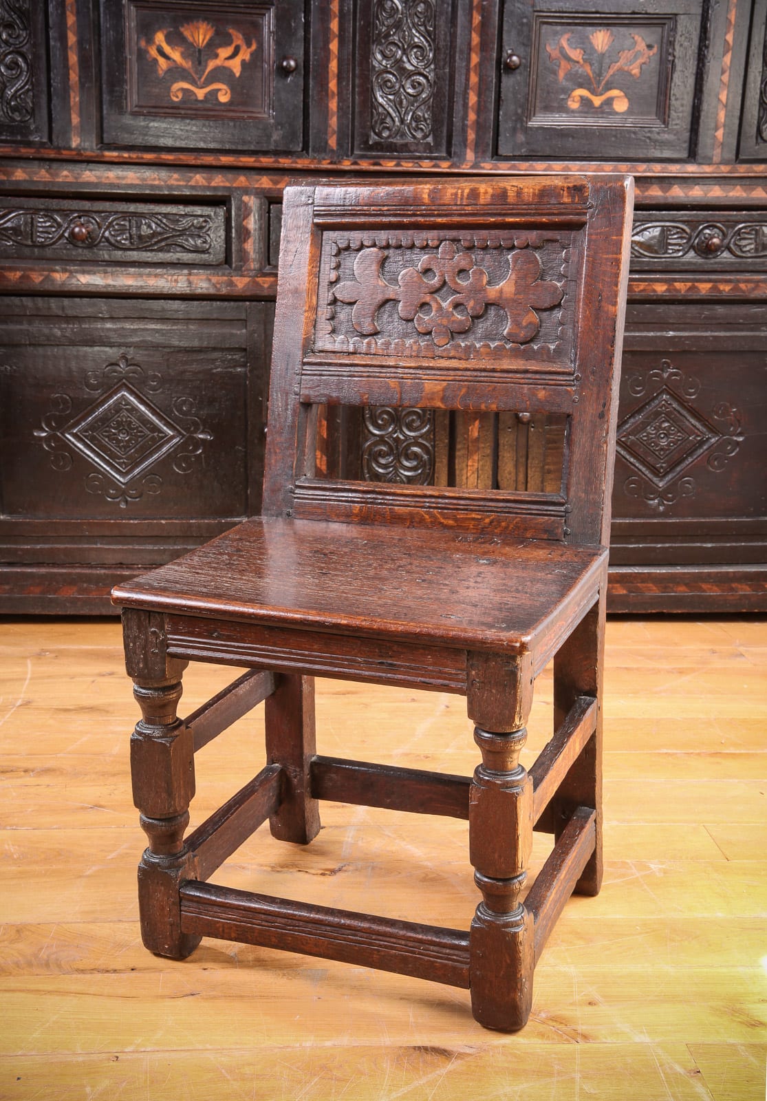 Charles I oak Child’s chair