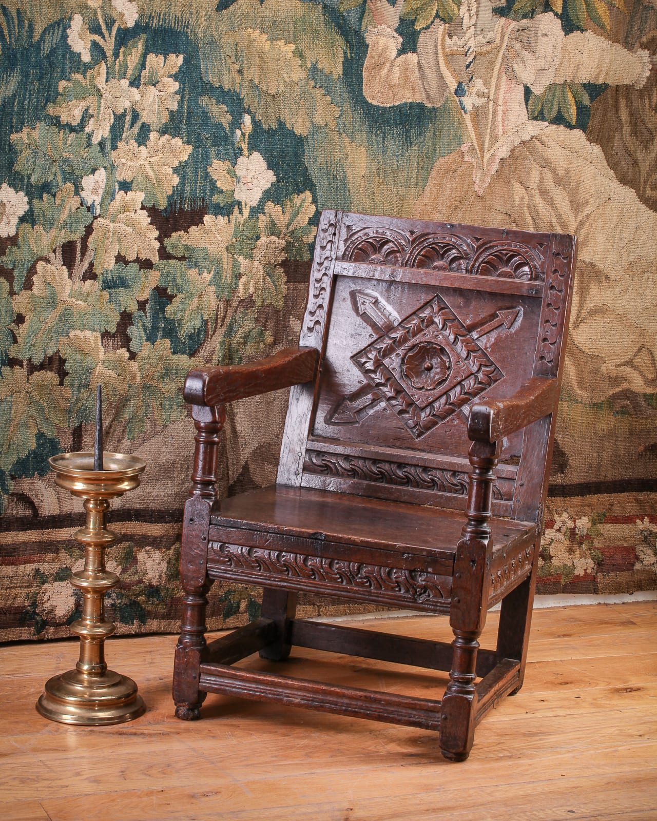 17th century child’s armchair