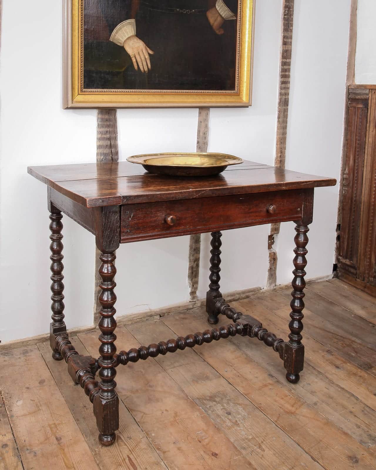 Charles II oak table
