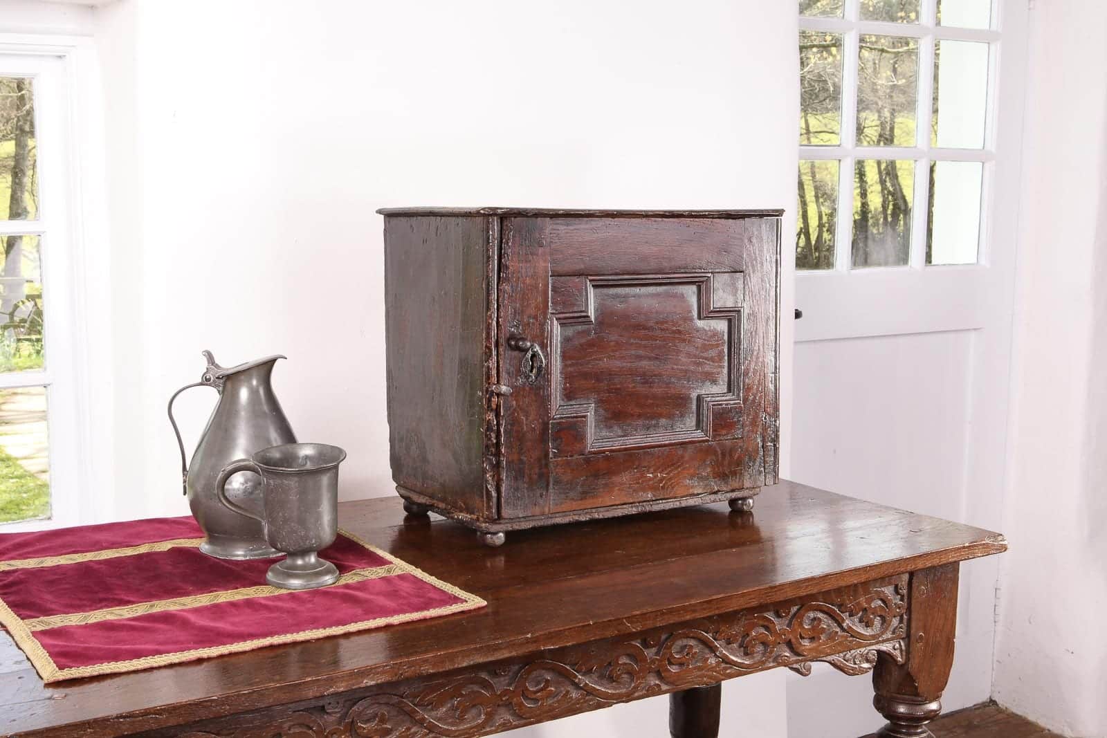 William and Mary spice cabinet