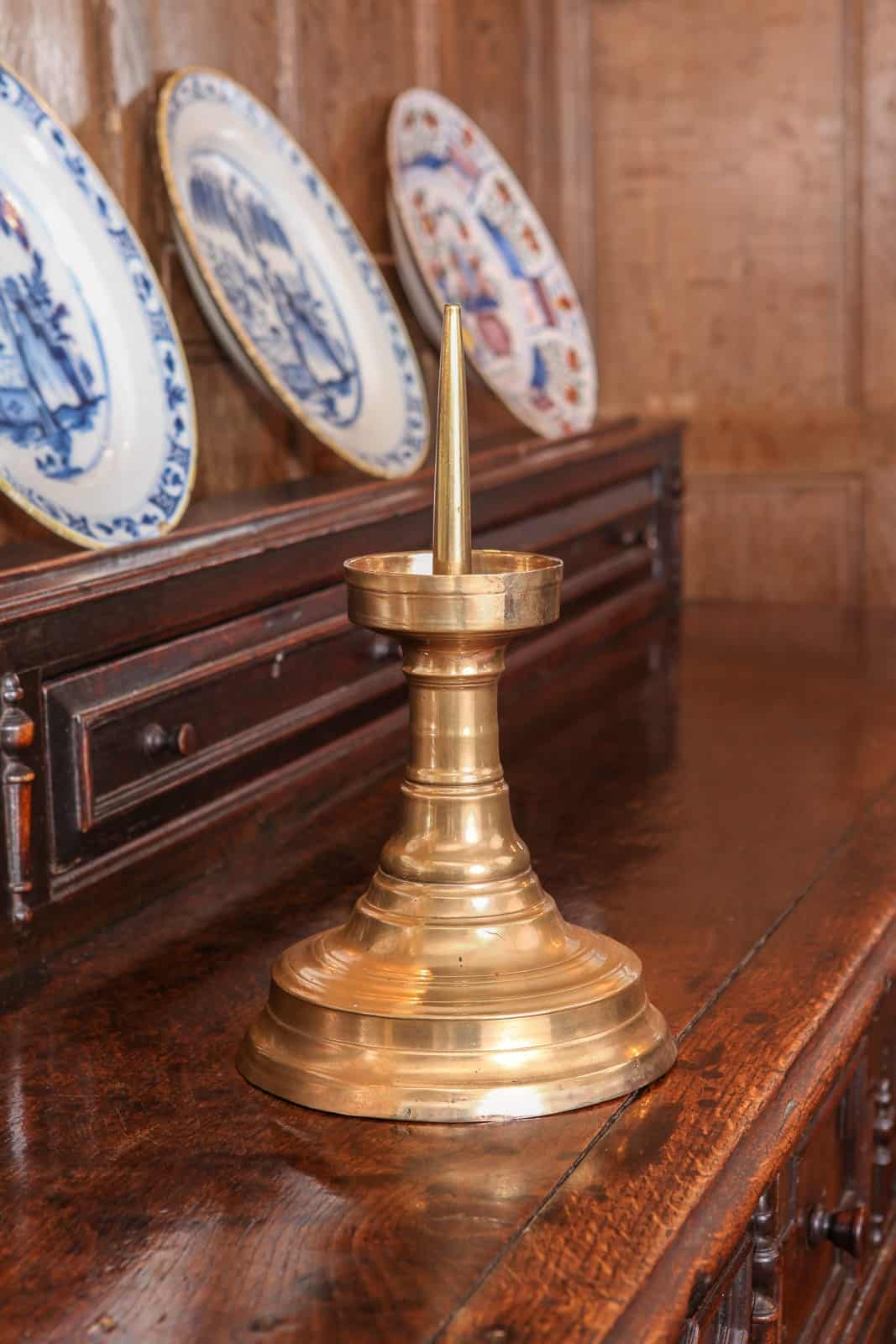 Gothic pricket candlestick