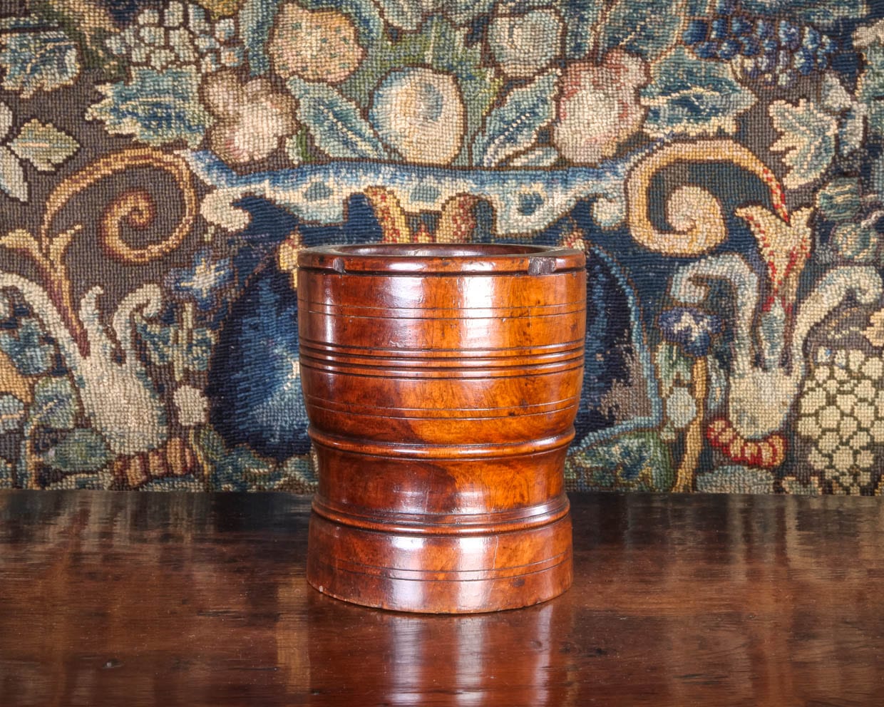 17th century lignum vitae mortar