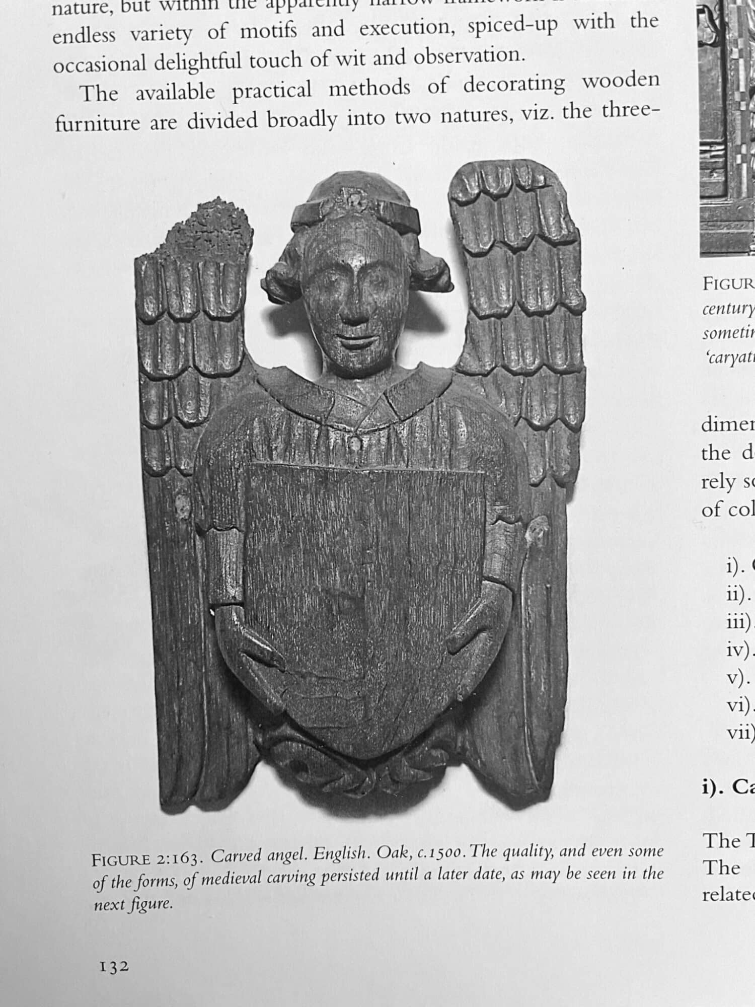 English medieval winged angel