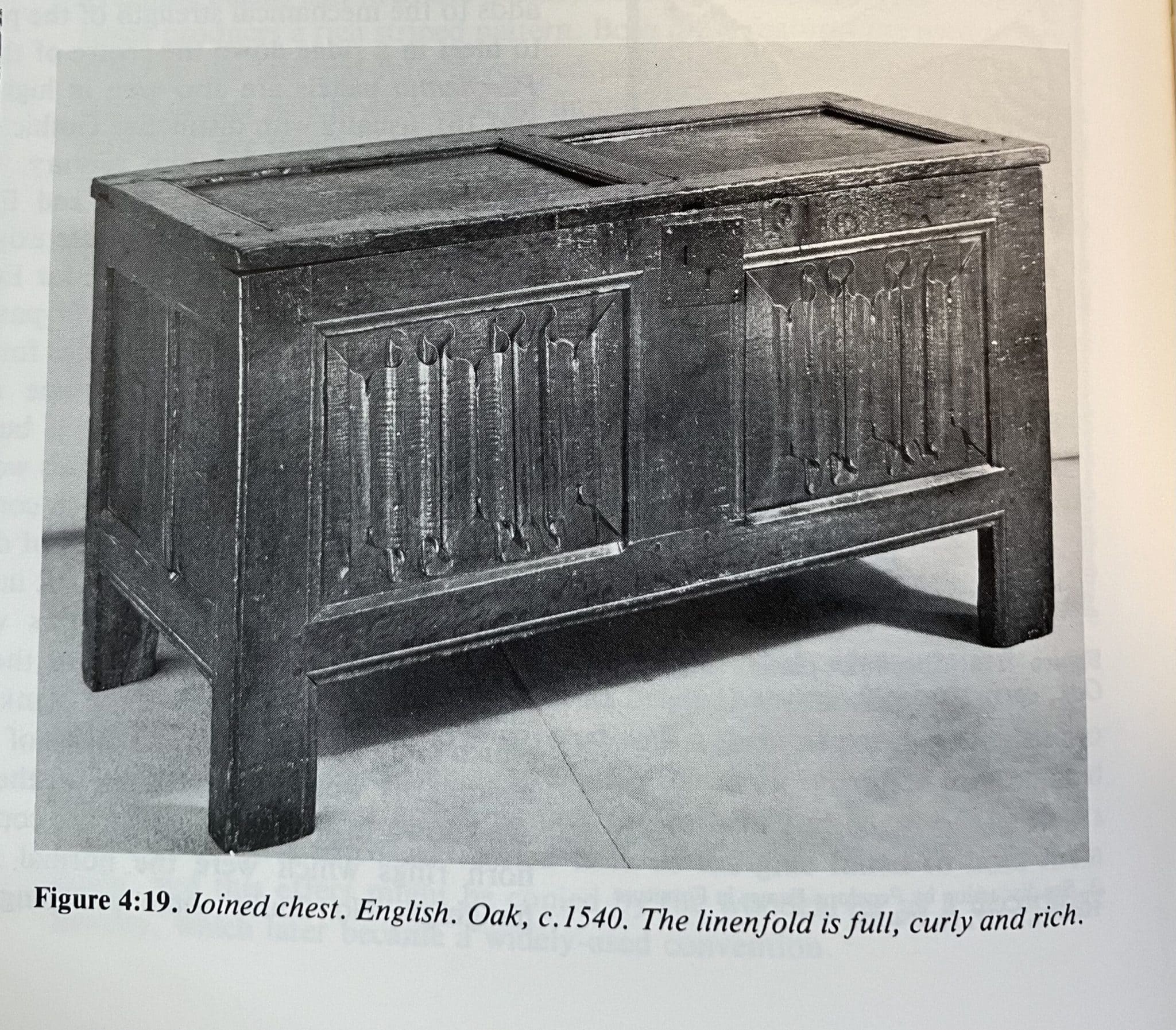 Henry VIII linenfold chest