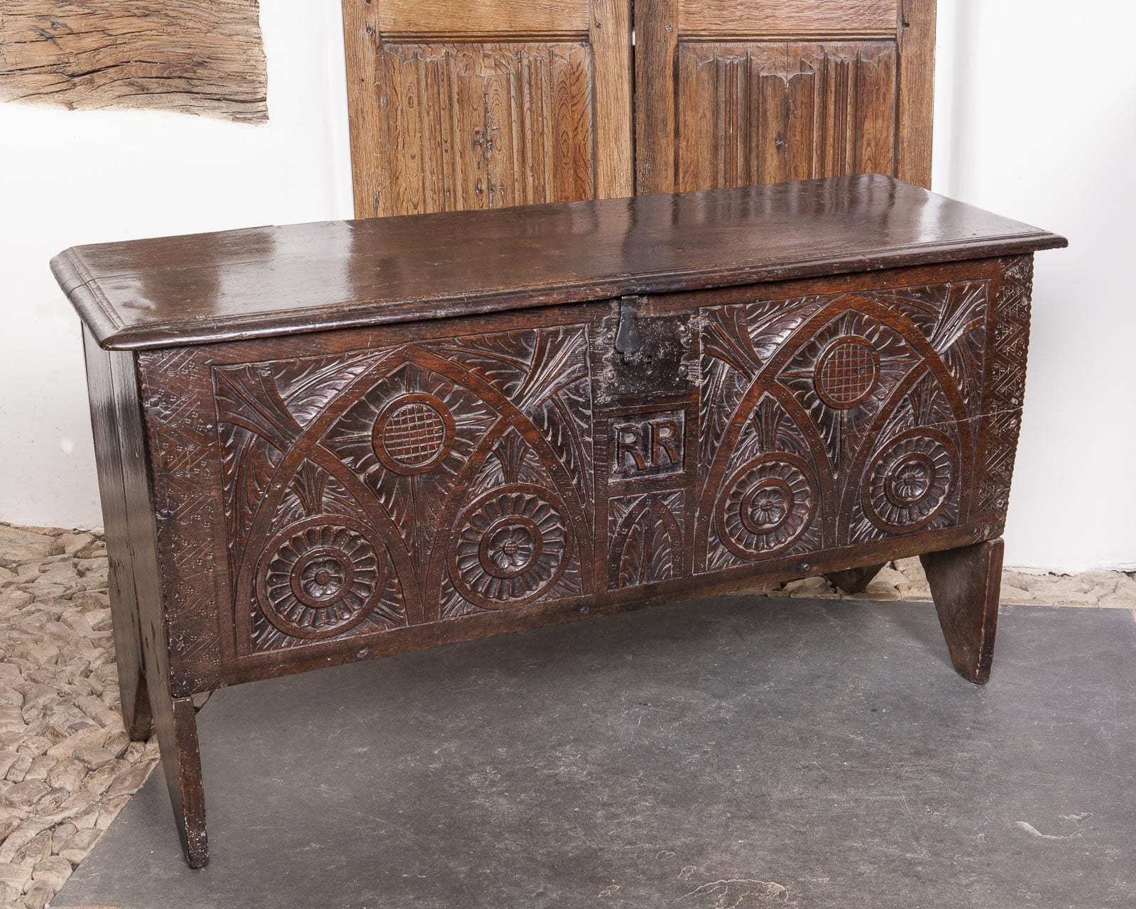 Henry VIII boarded chest