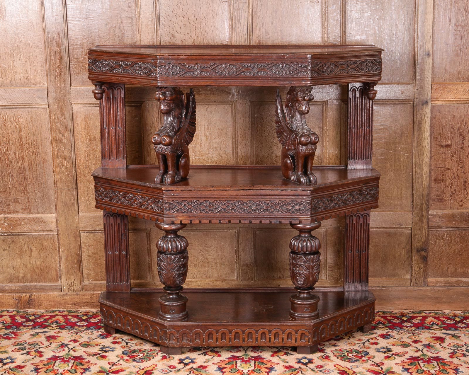 Elizabeth I canted cup-board