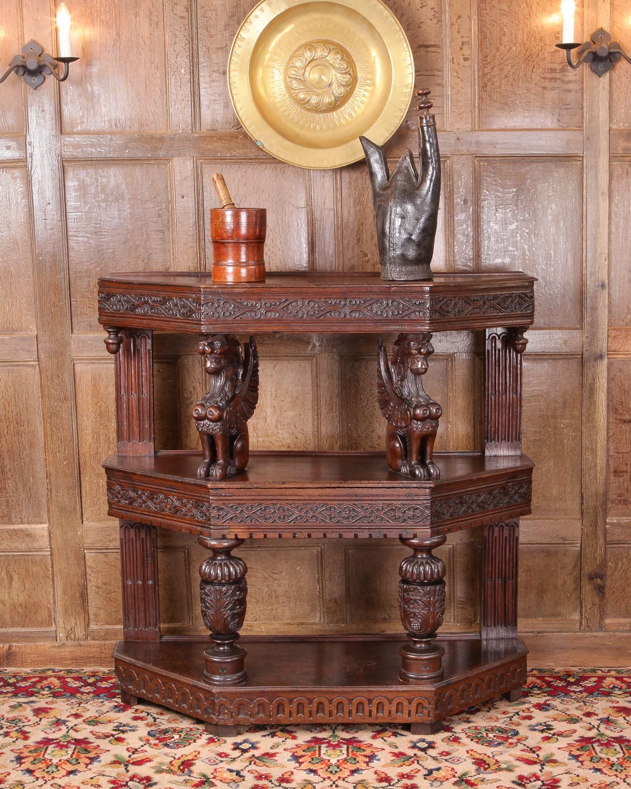 Elizabeth I canted cup-board