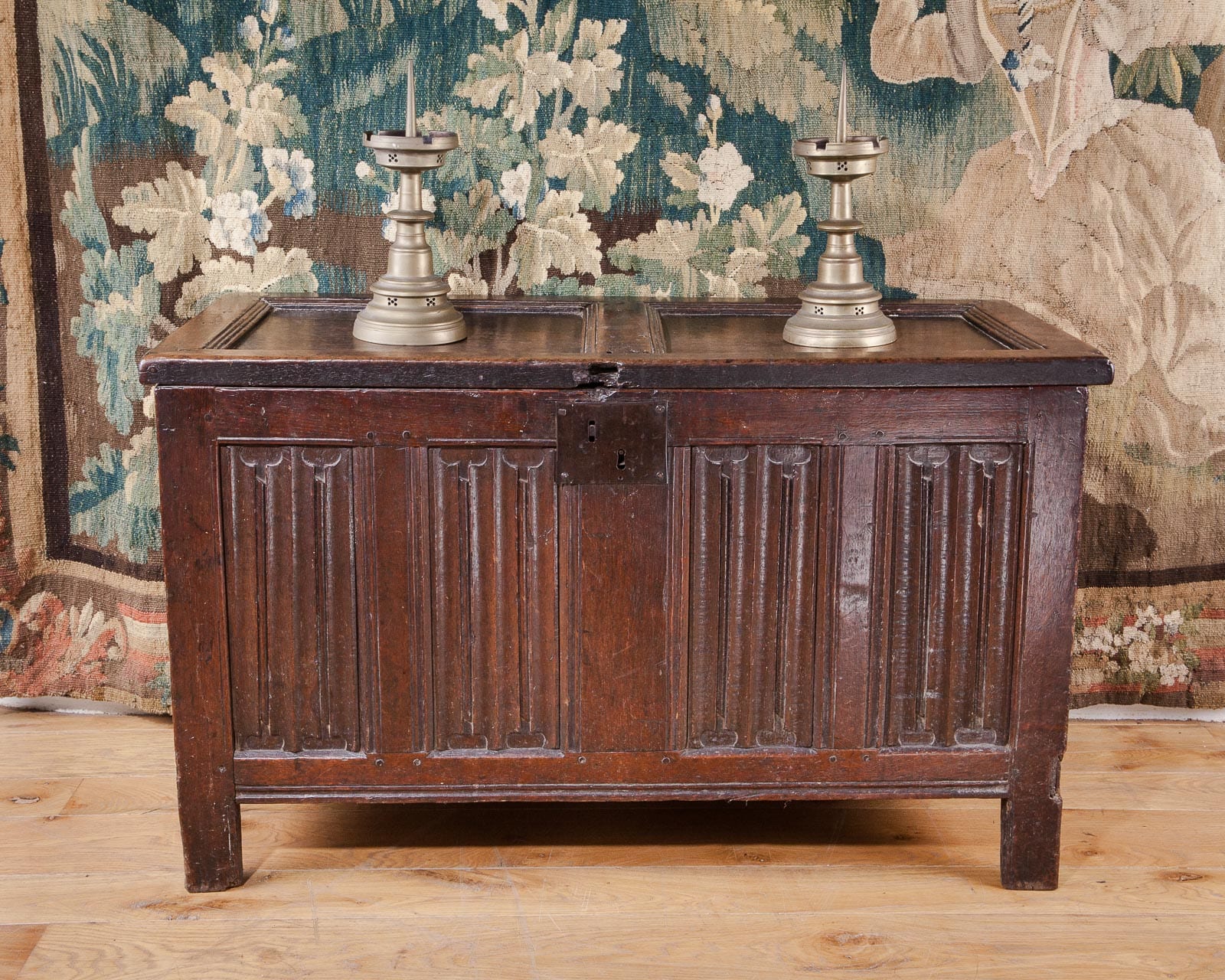 Henry VIII linenfold chest