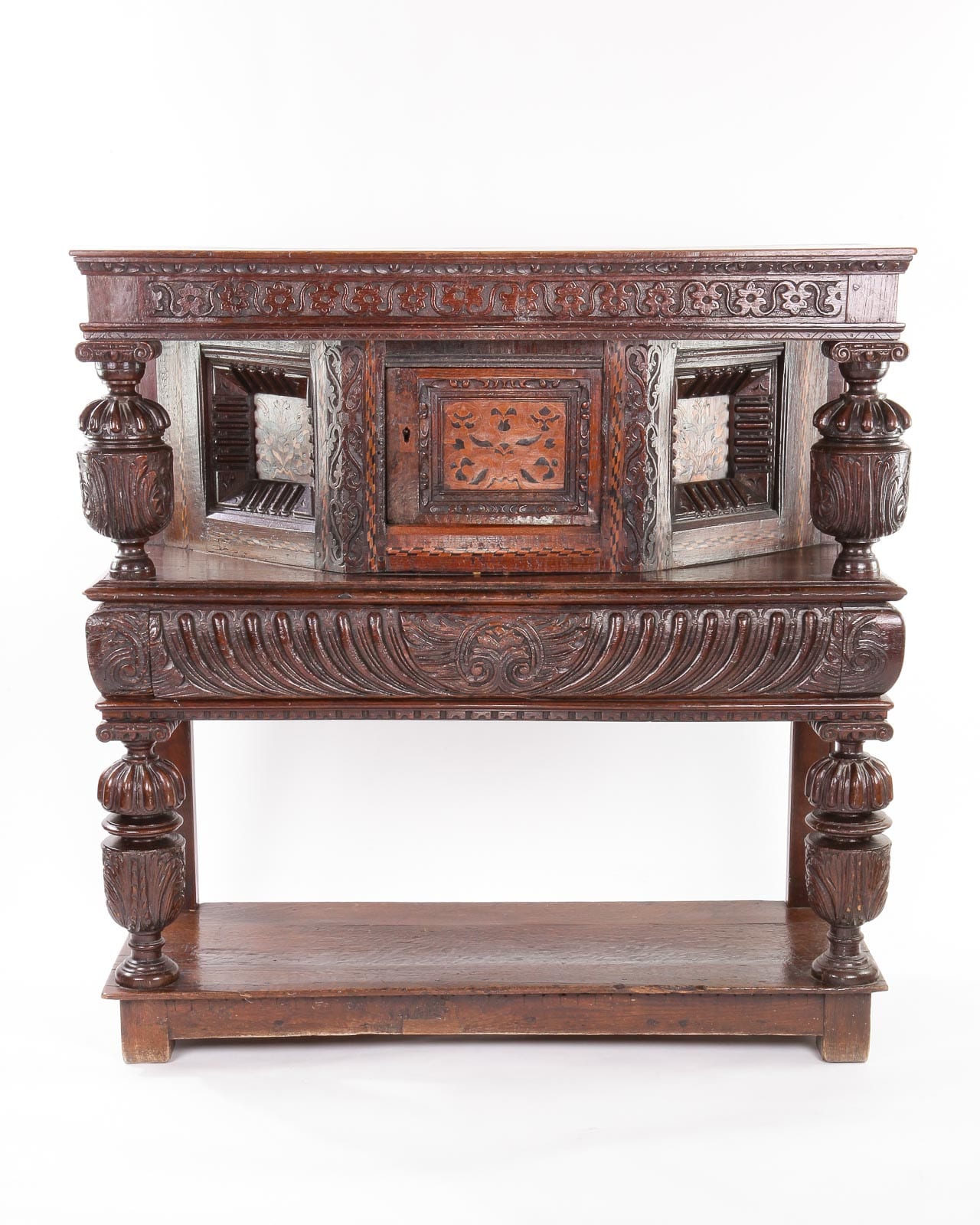 James I inlaid livery cupboard