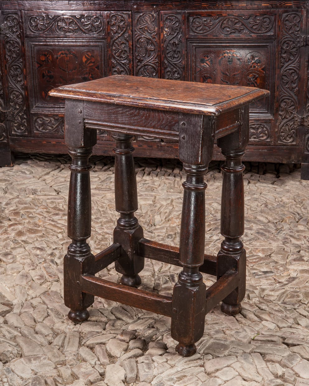 James I joined oak stool