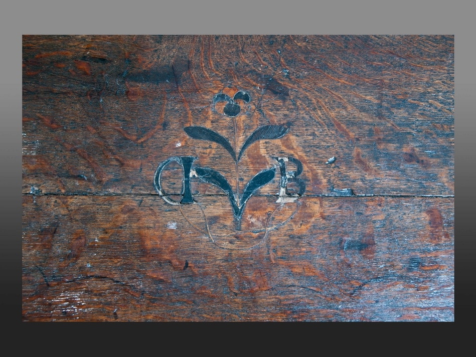James I Leeds joined oak chest