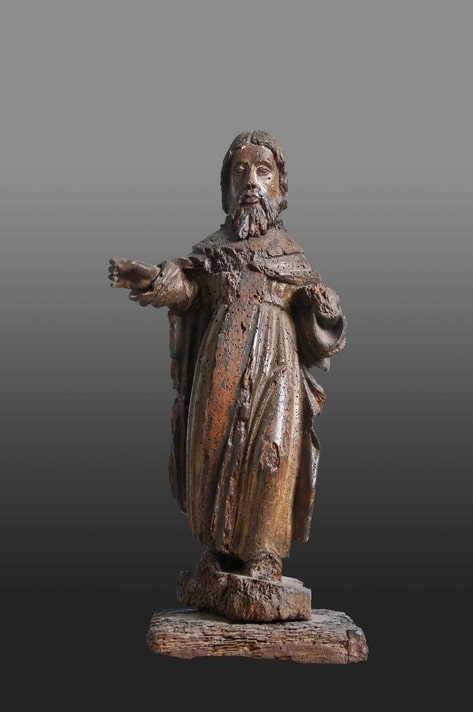 Late 13th century sculpture of St John the Baptist