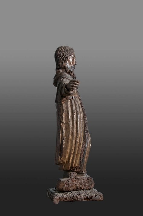 Late 13th century sculpture of St John the Baptist