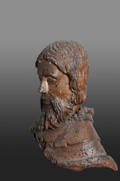 Late 13th century sculpture of St John the Baptist