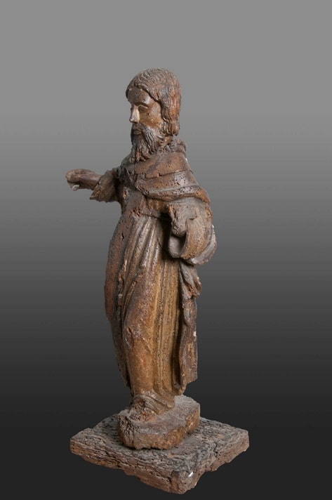 Late 13th century sculpture of St John the Baptist
