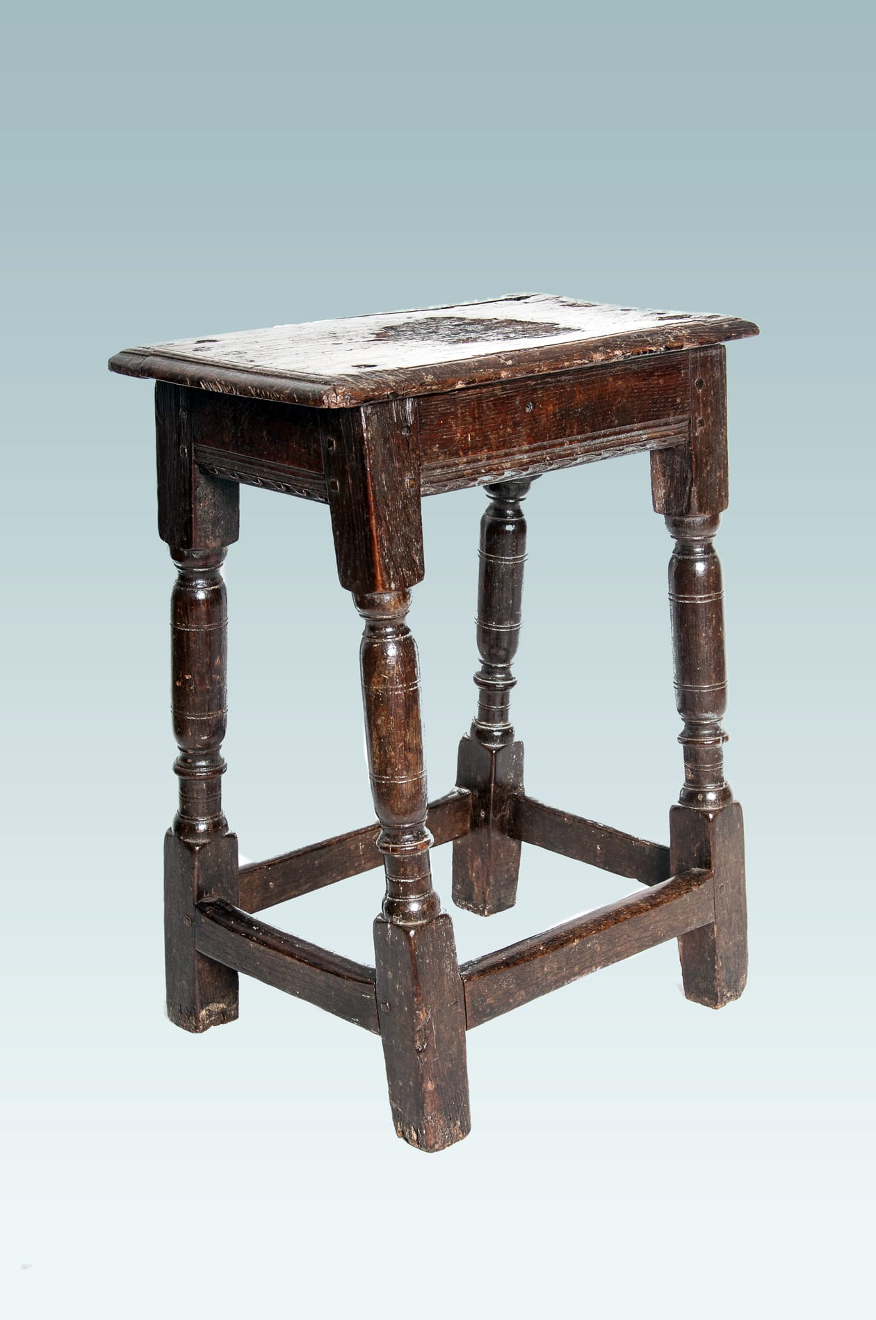James 1st joined oak stool