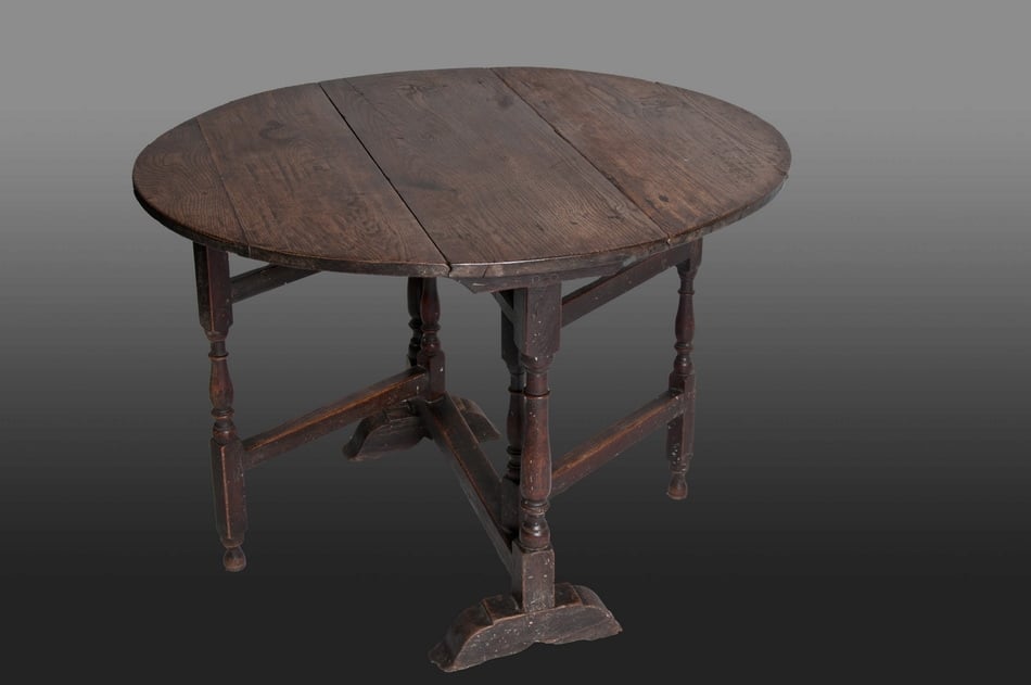 17th century joined oak gateleg table