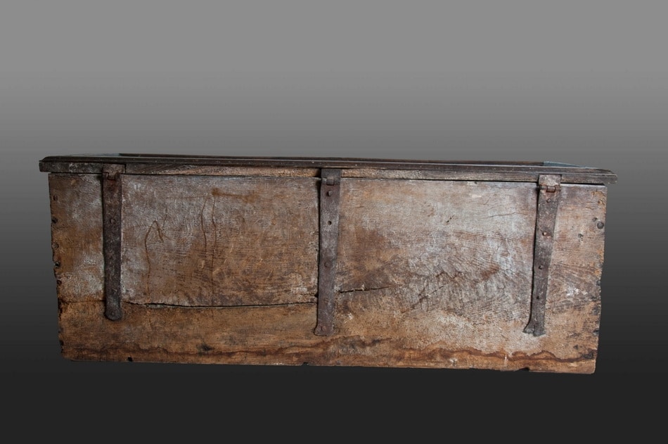 16th century oak church chest