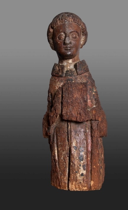 14th century sculpture of a Deacon