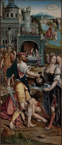 Salome with the head of St John the Baptist