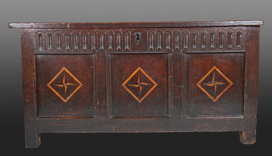 Charles I joined oak chest
