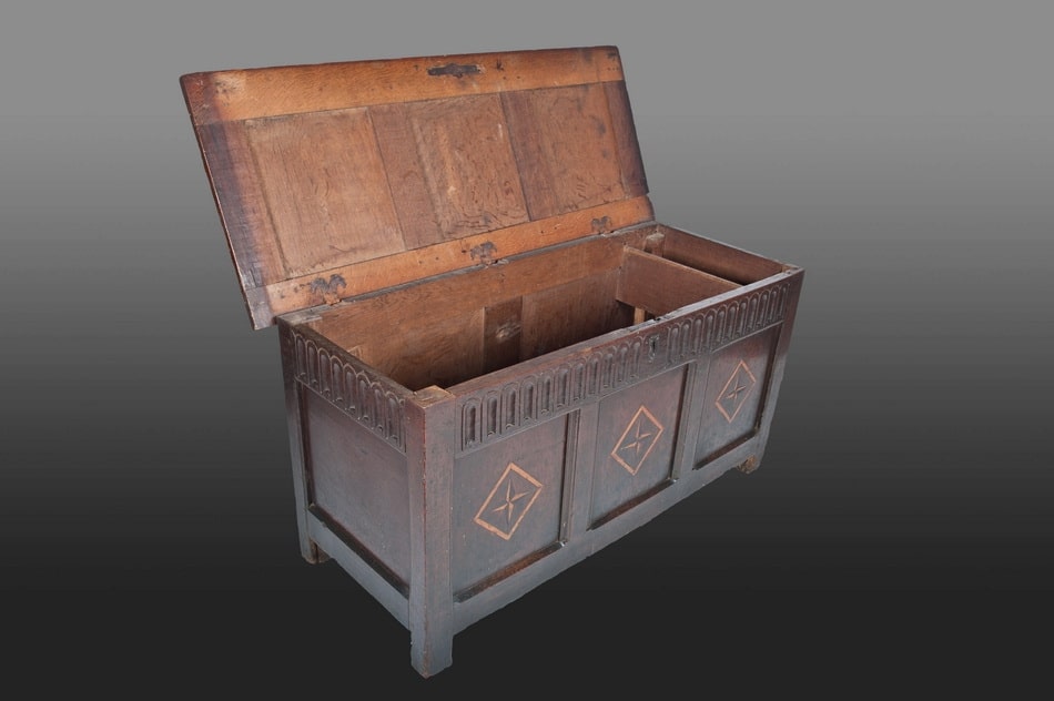 Charles I joined oak chest
