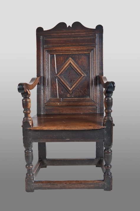 Elizabeth I joined oak great chair