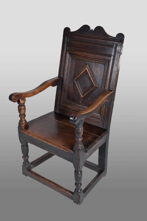 Elizabeth I joined oak great chair