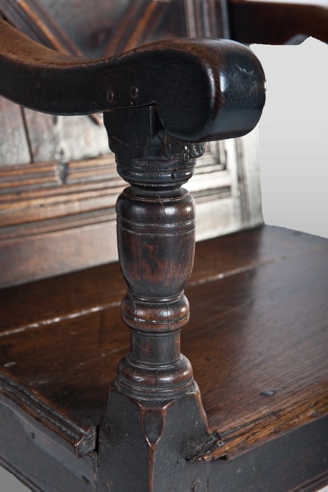 Elizabeth I joined oak great chair