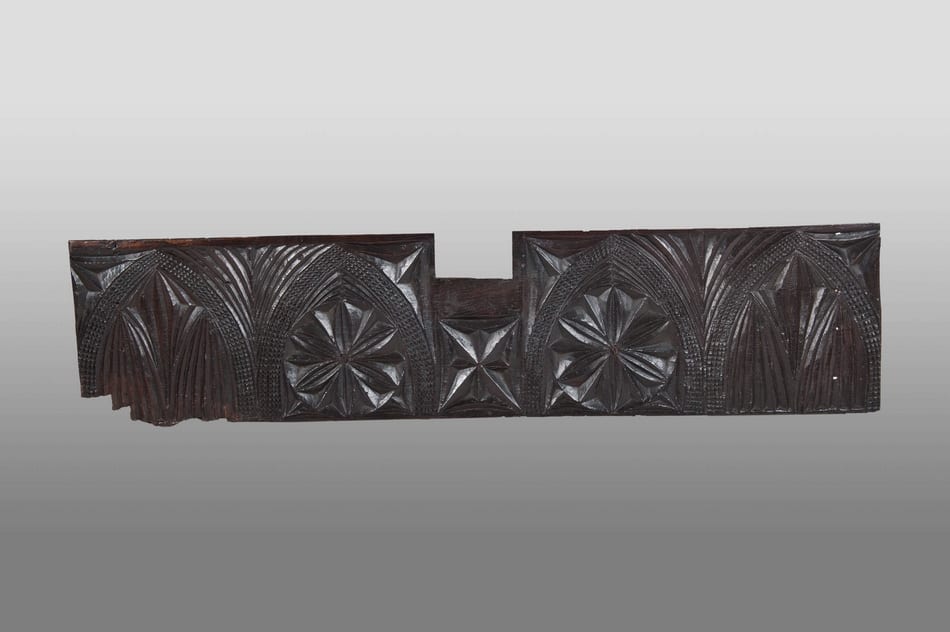 Henry VII carved chest front
