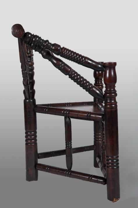 James I oak and ash turners chair