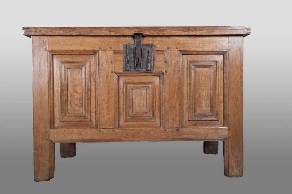 Henry VIII oak joined chest