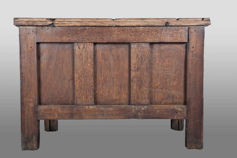 Henry VIII oak joined chest