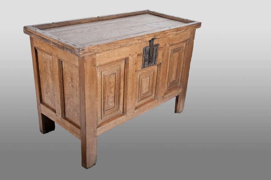 Henry VIII oak joined chest