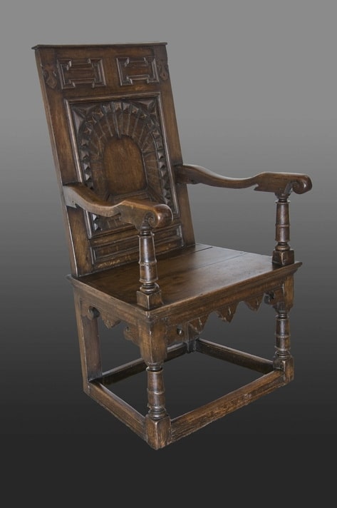Charles I joined oak armchair