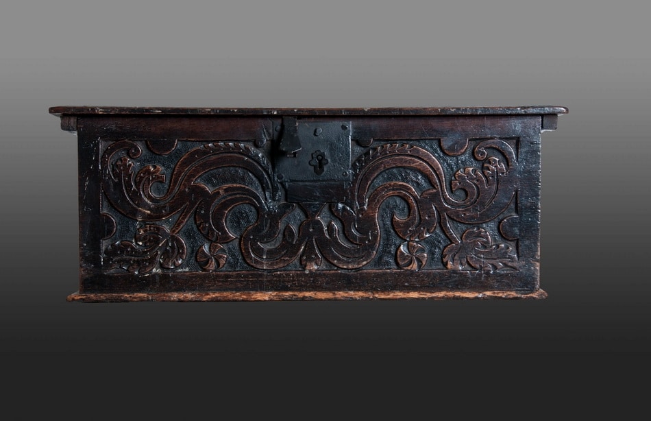 Charles II East Devon oak box