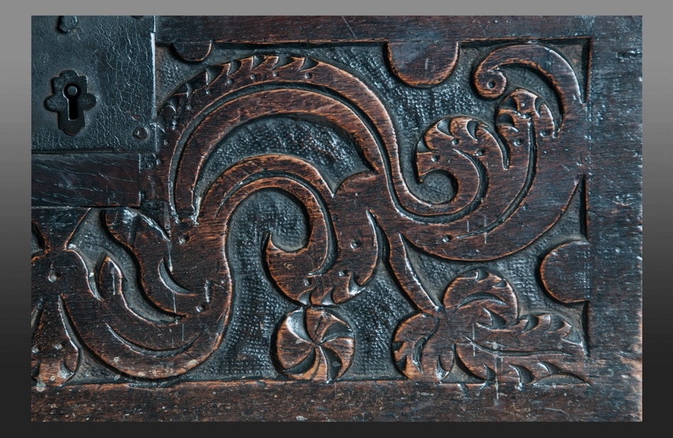 Charles II East Devon oak box