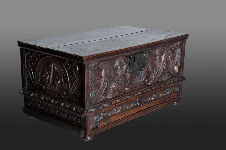 Exeter oak Document box with drawer
