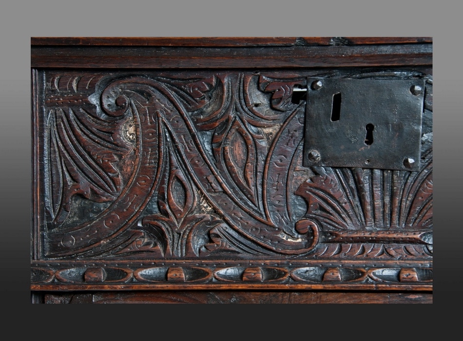 Exeter oak Document box with drawer