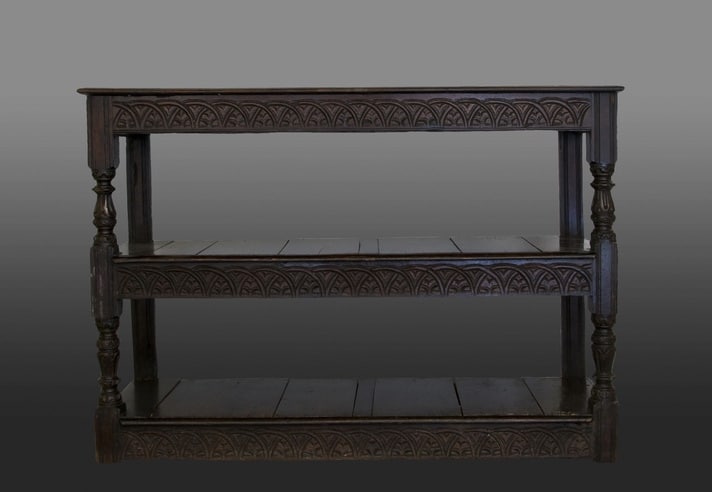 Elizabeth I carved cup-board