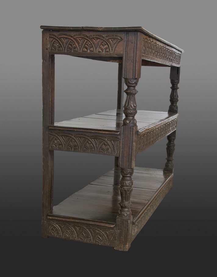 Elizabeth I carved cup-board