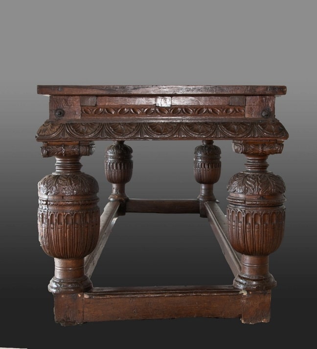 Elizabethan joined oak long table