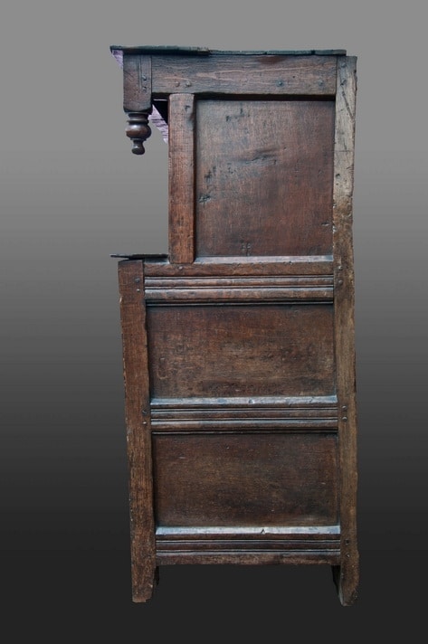 James I oak press cupboard