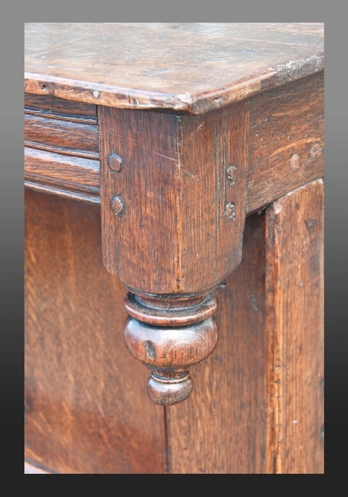James I oak press cupboard